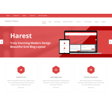 Harest шаблон для WordPress