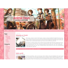 Anime Days шаблон для WordPress