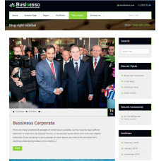 Businesso шаблон для WordPress