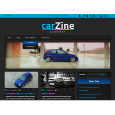 CarZine шаблон для WordPress