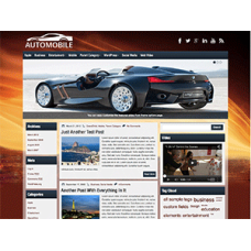 Automobile шаблон для WordPress