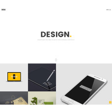 Design бесплатный шаблон для портфолио