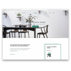 Ideal шаблон html сайта для дизайна интерьера