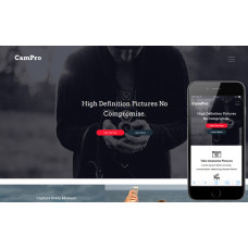 Campro гибкий и современный шаблон портфолио